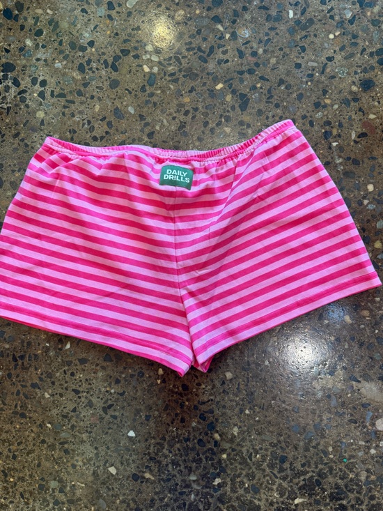 Daily Drills Pants - NWT 💕 Daily Drills Pink Striped Micro Shorts 💕